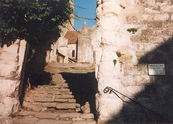 Steps leading to the Church