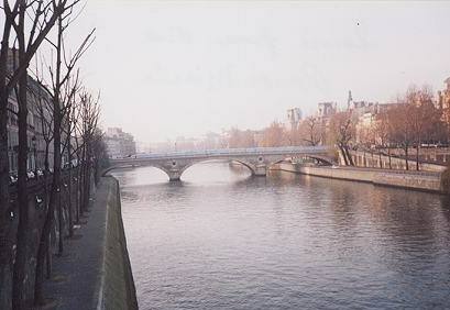Seine in Winter