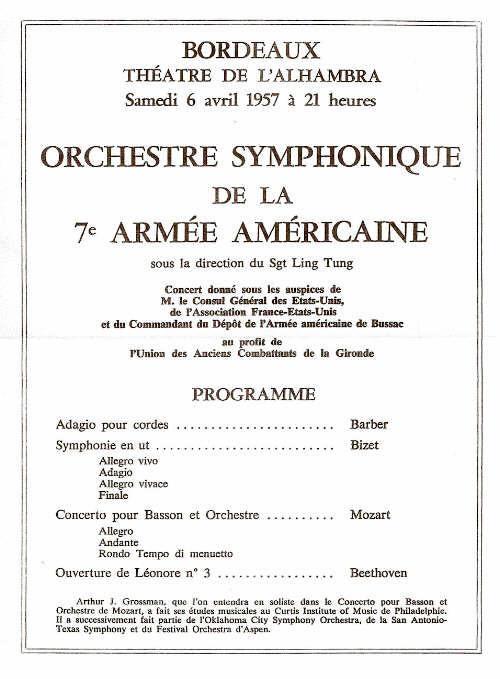 Concert program